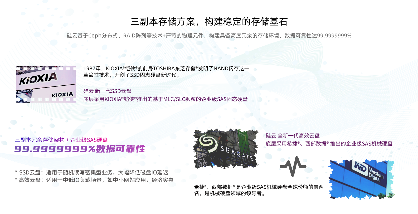 香港服务器采用Ceph+RAID多副本技术，保障存储环境的稳定